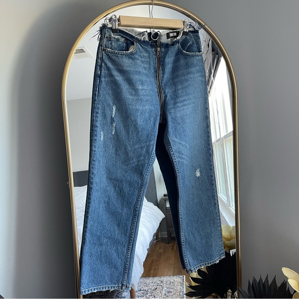 REFORMATION ZIPPER JEANS - 27